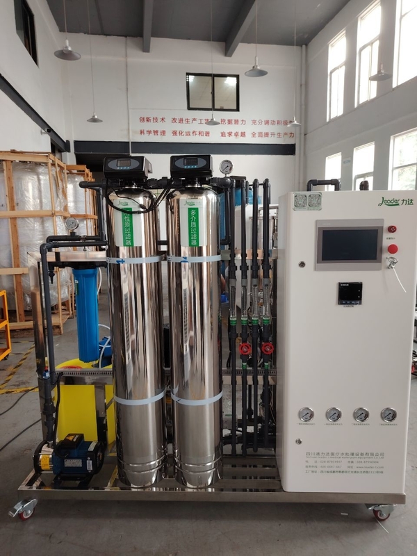 500 LPH capaciteit Double Pass EDI waterinstallatie uitgerust met Vontron/DOW/Toray Ro membraan