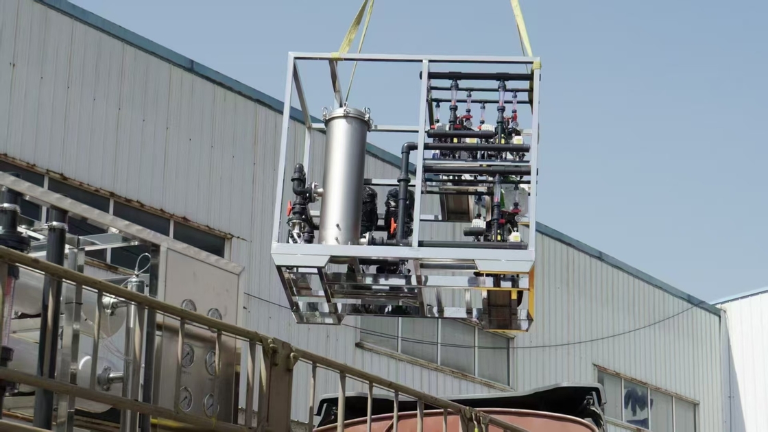 15 T per uur EDI ultra zuiver water systeem industrieel gebruik met 2-stap RO systeem