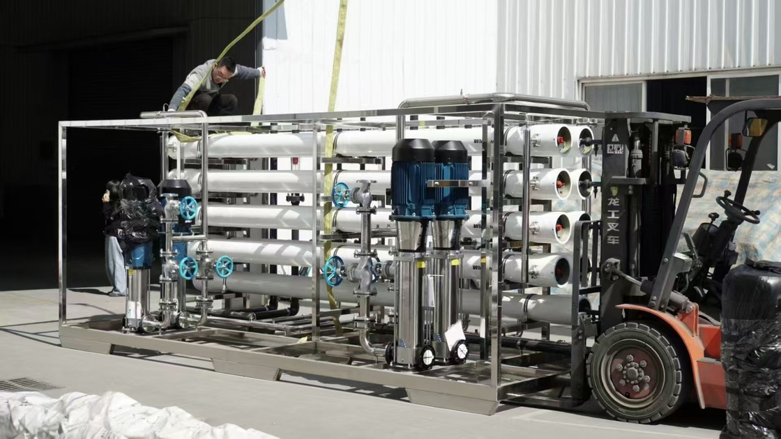 15 T per uur EDI ultra zuiver water systeem industrieel gebruik met 2-stap RO systeem