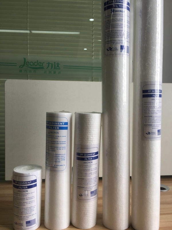 5 micron 10“ pp-van het de Patroonwater van de Sedimentfilter van de Filtercartridgero Filter Gesponnen het Systeemtoebehoren
