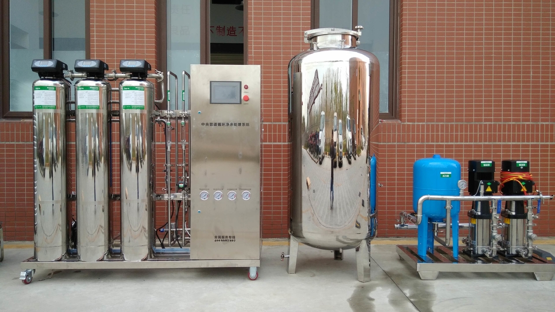 De Industriële Machine van de het Waterfilter van het de Omgekeerde Osmosemateriaal RO van 1TPH SUS304