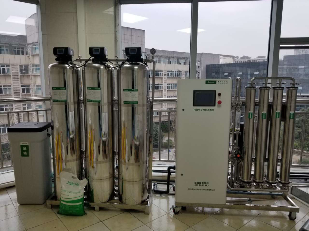 500 Liter per Systeem Twee van de Uur Dubbel Pas RO het Systeem van de het Waterbehandeling van Stadiaro