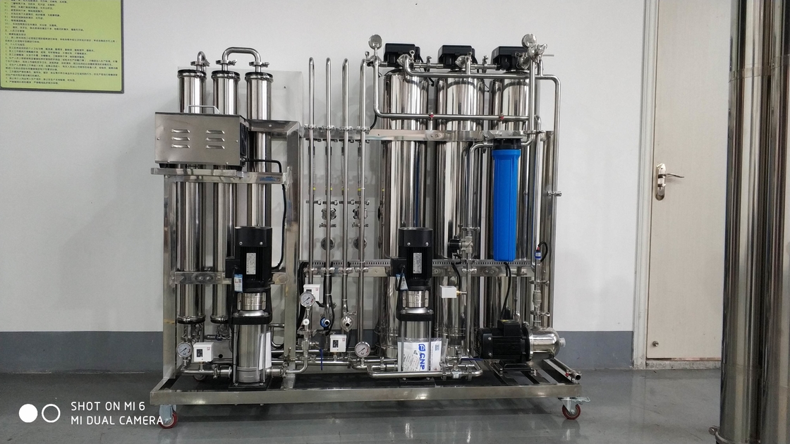 500 Liter per Systeem Twee van de Uur Dubbel Pas RO het Systeem van de het Waterbehandeling van Stadiaro