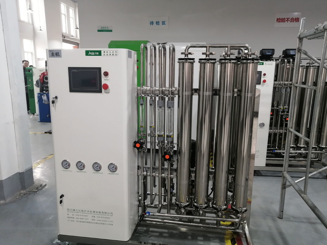 500 Liter per Systeem Twee van de Uur Dubbel Pas RO het Systeem van de het Waterbehandeling van Stadiaro