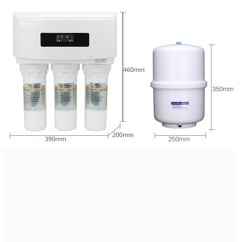 Vijffasen omgekeerde osmose Huishoudelijk Ro water systeem PP UDF PP cartridge