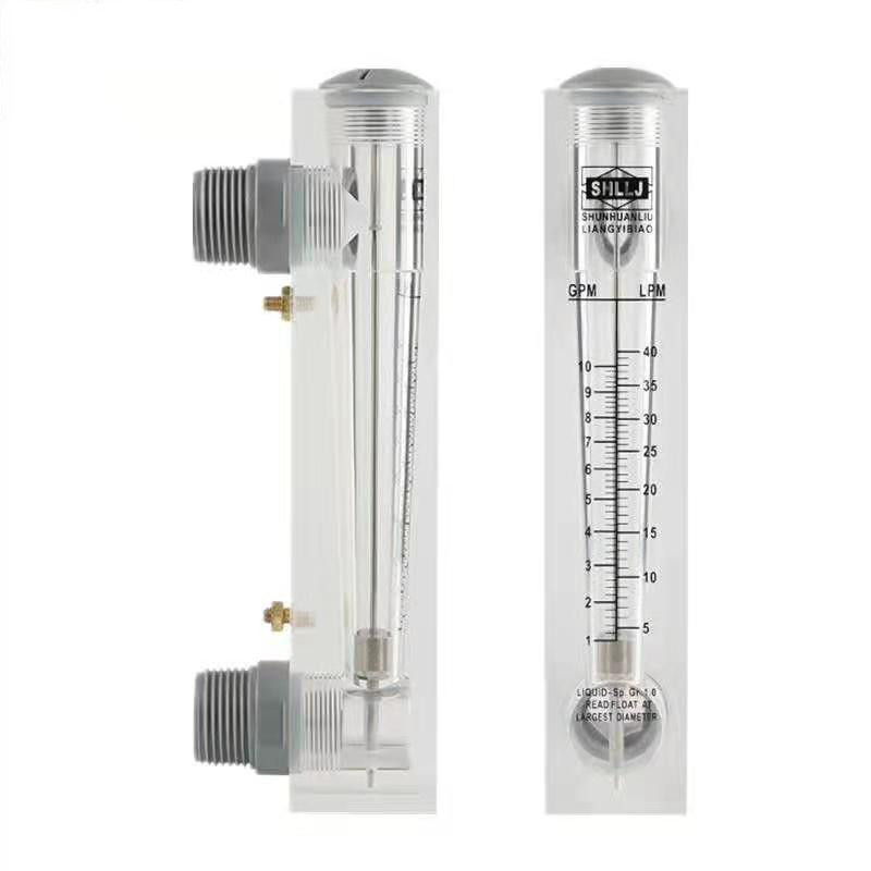 Het acryloem PVC/SS Verbindings5gpm Comité zet de Stroommeter van het Debietmeterwater voor RO op
