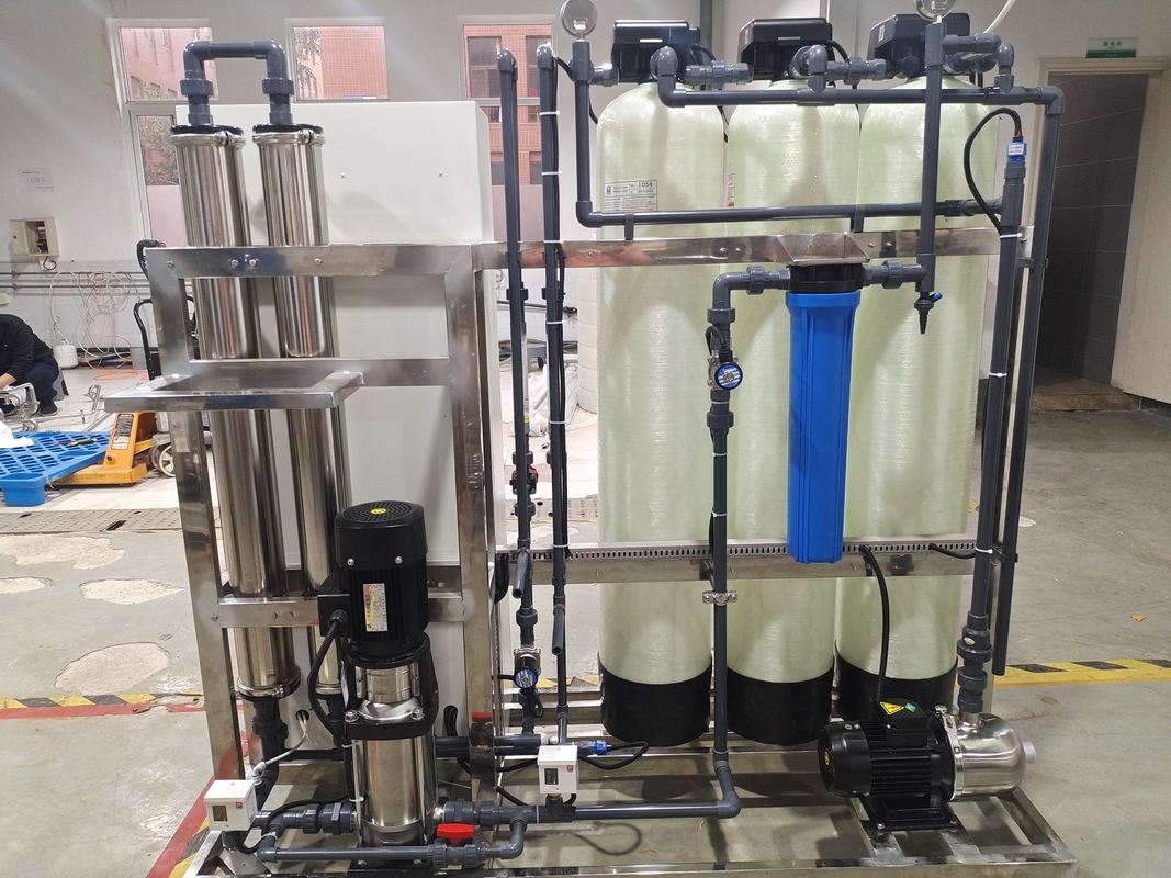 Van het het Systeem Drinkwater van de waterfilter de Behandelingsmachine 500Lph voor RO-Installatie